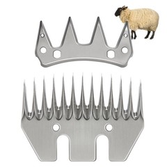Sheep Shears Wool Clippers Universal Replacement Blades, Shearing Comb and Cu…