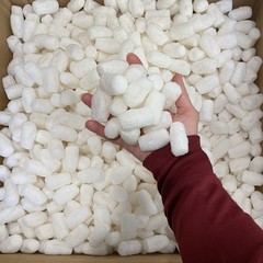 Uboxes Uoffice Biodegradable Recycled Packing Peanuts 3.5 Cu. Ft. 22.5 Gallons
