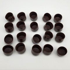 20 Vinyl Pipe End Caps 1.25″ ID 1″ L Round Tubing Post Covers Caplugs VC-1250-16