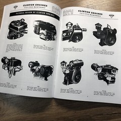 Clinton Gem Panther Long Life Red Horse Engine Service Overhaul Operators Manual
