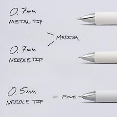 Pentel EnerGel Pearl Gel Pen, Needle Tip, (0.7mm), Pack of 4 with 2 Free Pens!!