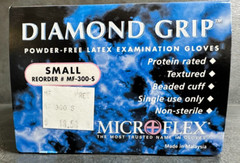 Microflex Diamond Grip MF-300-S Small Exam. Gloves, 100 ea., new