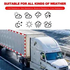 Conspicuity Tape CCC Approved Reflective Trailer Red White 2”x50’ /1 Roll
