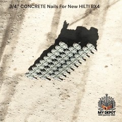 1000x 3/4’’ CONCRETE Nails for Hilti BX4 – NAILS FOR BX4 19mm