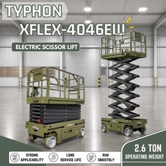 2026 XFLEX 4046EW 4WD ELECTRIC SCISSOR LIFT VERTICAL 40 FEET MANLIFT 705lbs LOAD