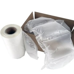 Air Cushion Pillow Bag Film For Air Pillow Inflator Machine Roll, 5cm Core 20µm