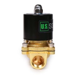 U.S. Solid Zinc-Alloy Solenoid Valve 1/2″ Electric Water Valve DC 12V NBR Seal
