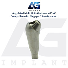 5 Angled 45° Multi Unit Prosthetic NC Megagen® BlueDiamond Compatible Ø4.8mm