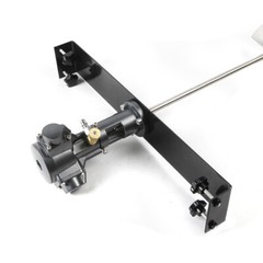 50 Gallon Pneumatic Bracket Mixer Tank Barrel Air Mix Stainless Steel Paint1/2HP