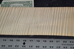Maple Raw Wood Veneer Sheet 6 x 24 inches 1/42nd 7717-40