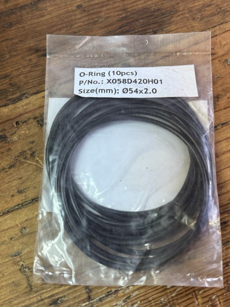 (10 Pack) O-Ring For Mitsubishi WIRE EDM Machines S932N420H01 54mm x 2.0mm