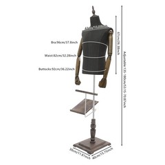 Male Clothing Display Rack Clothing Display Holder Free Stand Height Adjustable