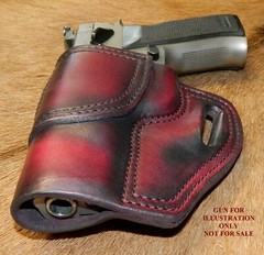 Gary C’s OWB Avenger LEFT HAND Leather HOLSTER EAA Witness FS Steel NO RAIL