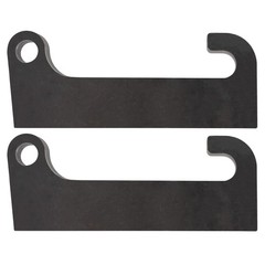 1 Pair Blank Quick Attach Loader Mounts For Cat IT28 Loader mounts Steel