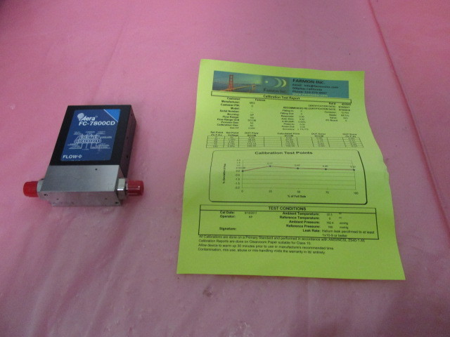 Aera FC-7800CD Mass Flow Controller MFC, N2, 100 SCCM, 421480
