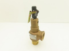 Kunkle 6010FFM01-LM Pressure Relief Safety Valve 1-1/4″ Male NPT Set 20psi Brass