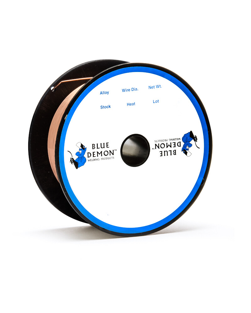 ERCuSi-A .035 Silicon Bronze 2 lb Spool MIG Welding Wire Blue Demon