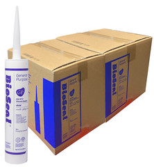 BULK SALE-BioSeal Silicone Caulk Sealant Ge neral Purpose 10.1oz – Clear 50 Tube