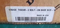Dodge Tigear-2 Bolt-On Base Size 17
