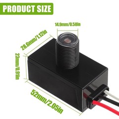 4x Dusk to Dawn Sensor for Outdoor Lighting 100-277V Photoelectric Switch C667