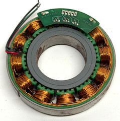 Vintage CubeMars RI50 Frameless Inrunner Torque Motor.