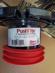 Sioux Chief 886-GA Push-Tite Closet Flange, PVC, Push Into 4″ Cash Iron PVC ABS