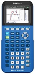 Texas Instruments TI-84 Plus CE Graphing Calculator, Bionic Blue