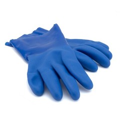 RecPro RV Blue PVC Gloves | Latex Free | One Size Fits Most | Chemical Resistant