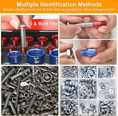 Compact Thread Checker Set – 66 Pcs Standard & Metric