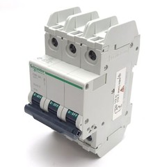 Schneider Electric 60186 C60 Miniature Circuit Breaker , 3-Pole, 240VAC 2A