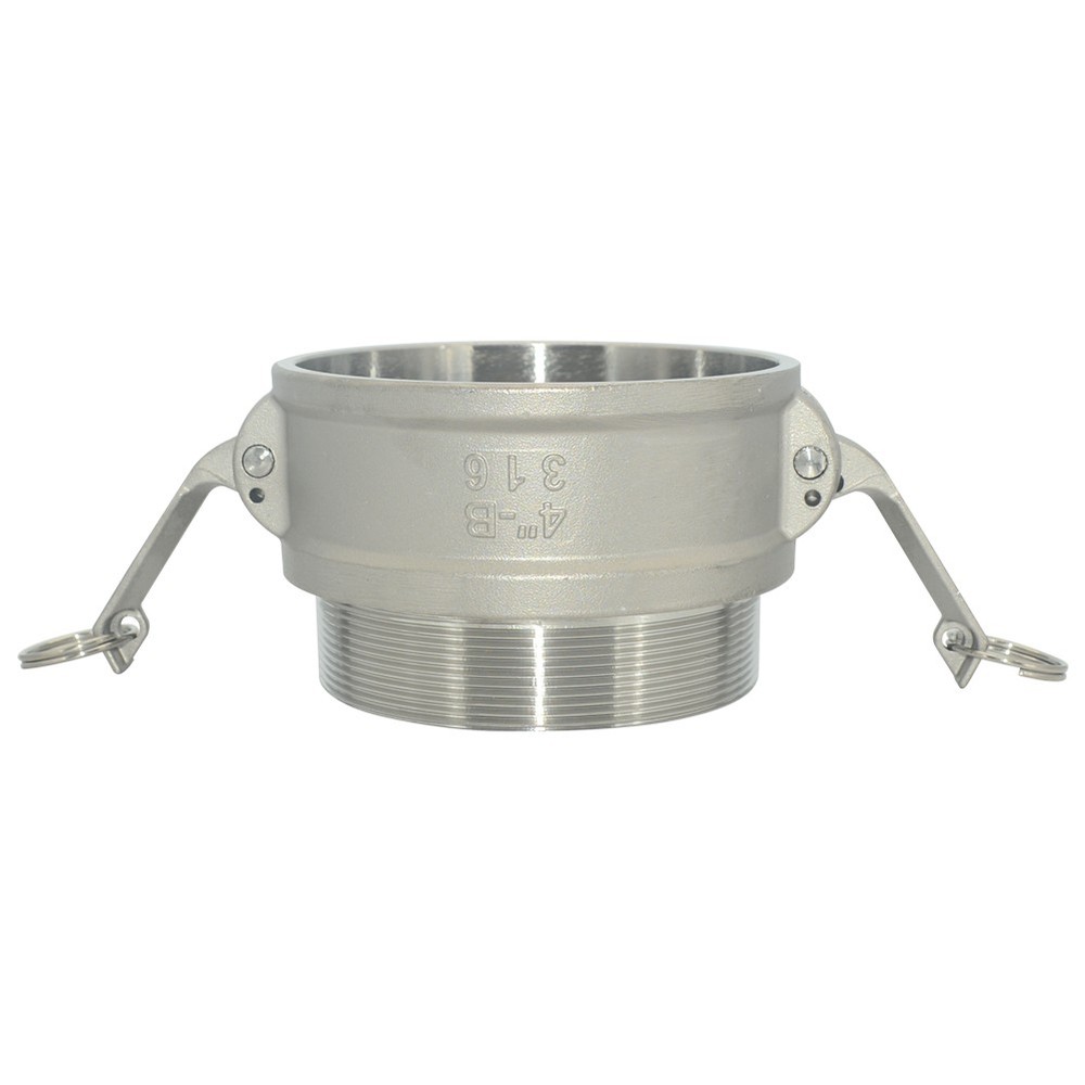 4″ 4 inch Type B Camlock Female to Male NPT Stainless Steel Hose Fitting