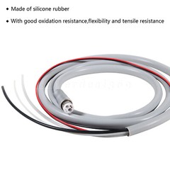 Dental 6 Hole Silicone Hose Tubing Tube for Fiber Optic High Speed Handpiece New