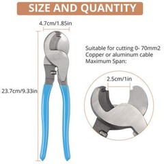 Crimping Tool Cable Lug Crimper Wire Plug Pliers Battery Terminal Assortment Kit