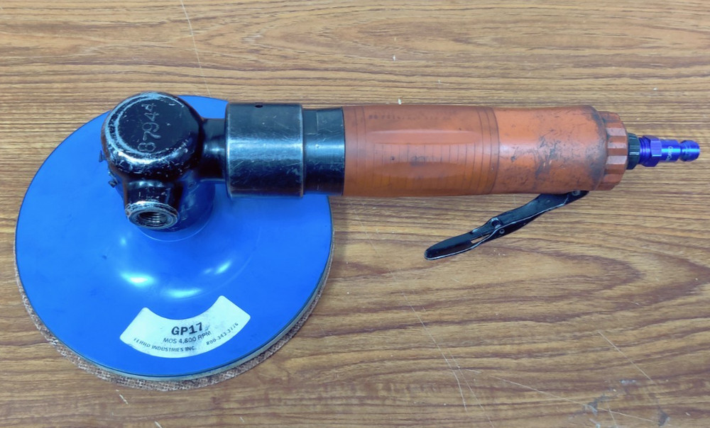 147564 Dotco Heavy Duty Right Angle Grinder Tested and Working w/Disc For Parts