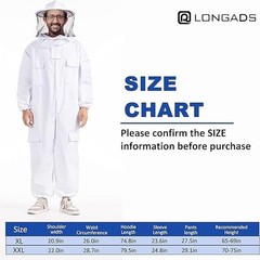 Professional Bee Suits for Men Women Sting Proof with Round Veil Sting Proof