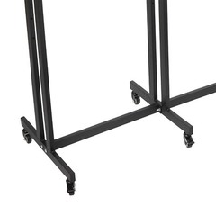 6 Arms Clothing Display Retail Rack Adjustable Floor Standing Metal Garment Rack