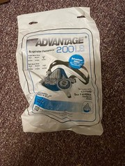 MSA 815452 Advantage 200 LS Respirator Facepiece Size LARGE NIB Free Ship