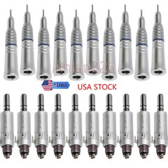 NSK Style Dental Straight Nose /Air Motor Low Slow Speed Handpiece 4Hole Attach