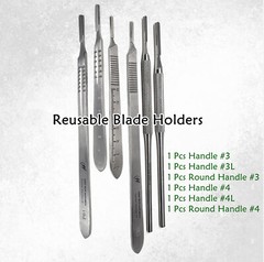 14 PC Minor Surgery Veterinary Surgical Instruments Kit Set+ 100 Scalpel Blades