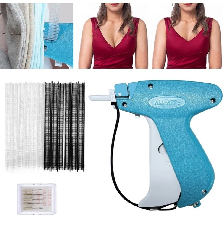 Fine Stitchy Gun for Clothes, Micro Tagging Gun for Clothing w/ Micro Fasteners