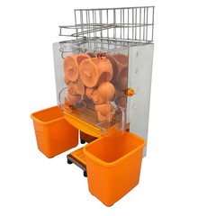 Commercial Orange Juicer Machine 110V Automatic Feeding Lemon Orange Squeezer US