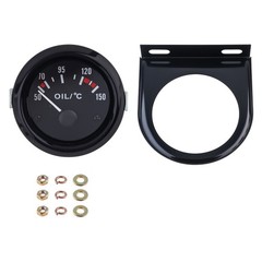 Car Oil Temp Gauge 2″ 52mm Auto Oil Temperature Gauge Meter Celsius Temp Pointer