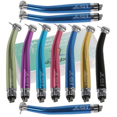 Dental High Speed Handpiece Turbine 2/4 Holes 7-Colors Rotor