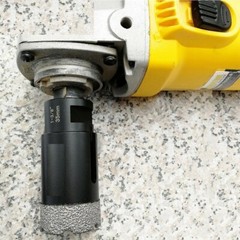 Power Tools Combo Kit polisher diamond pad grinding drum core bit granite marble