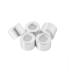 Aluminum Spacer 3/4″ OD x 3/8″ ID x Choose Your Length, Round Spacer Unthread…