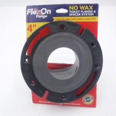 4″ Flexon Flange No Wax Toilet Flange & Spacer System PB-204 SEE DESC