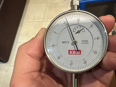 King Precision Dial Indicator MDI-5 – Range 0-5mm, .01mm Resolution