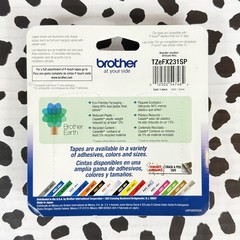 BROTHER P-Touch TZe-FX231 12mm White Standard Laminated Label Tape Lot of 20