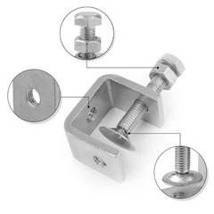 ZOWZEA 2 Pack 304 Stainless Steel Small C 1 3/16 inch─2pcs,