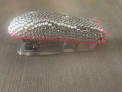 Avon Pink & Silver Bejeweled Stapler- New In Box